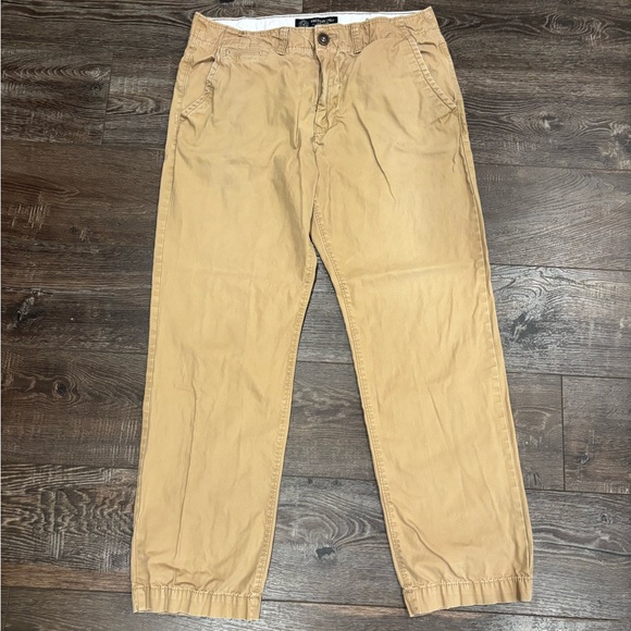 American Eagle 33x32 Original Straight Khakis 100% Cotton - Picture 1 of 5
